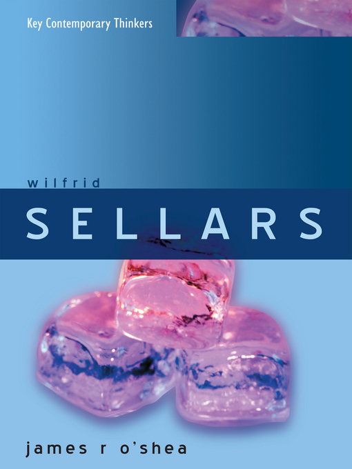 Title details for Wilfrid Sellars by James O'Shea - Available